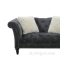 Set Sofa Beludru Seater Ruang Tamu Sofa Furniture